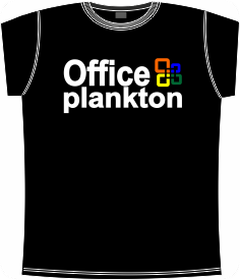 Прикольные футболки: office plankton black 